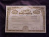  Easyriders Motorcycle stock certificate