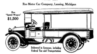 REO Speed Wagon R E Olds R E O Motor Car Company
