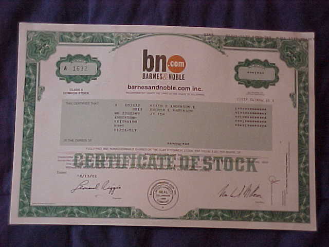 lvmh stock certificate